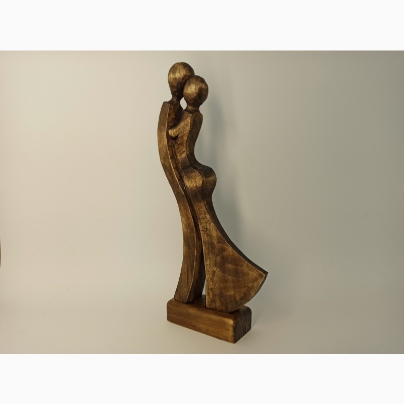 Фото 6. Скульптура жінки з чоловіком 24 см, Статуетки дерев#039;яні, оригінальний подарунок, подарунки