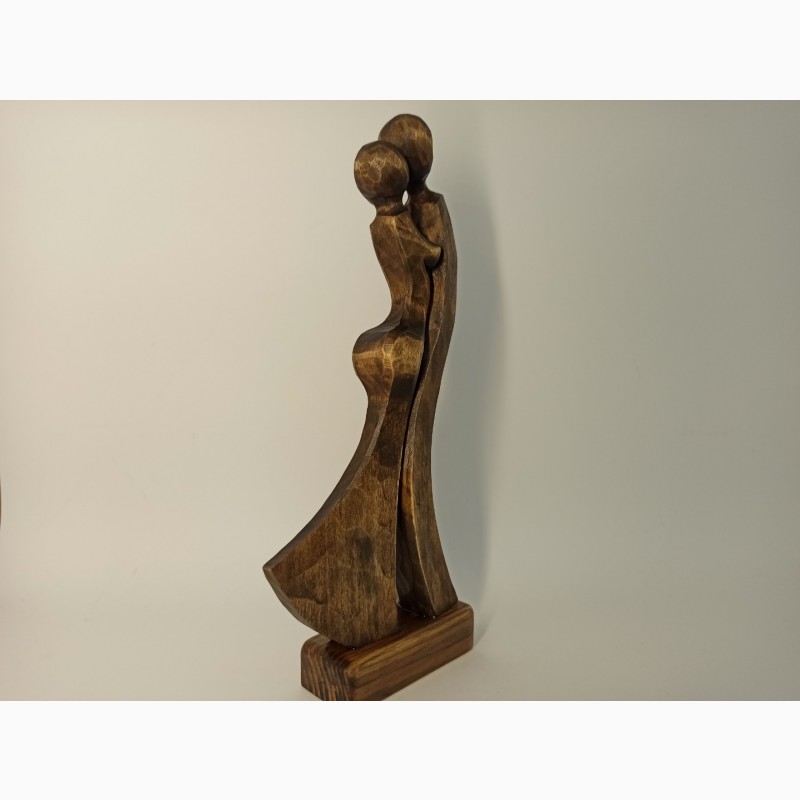 Фото 7. Скульптура жінки з чоловіком 24 см, Статуетки дерев#039;яні, оригінальний подарунок, подарунки