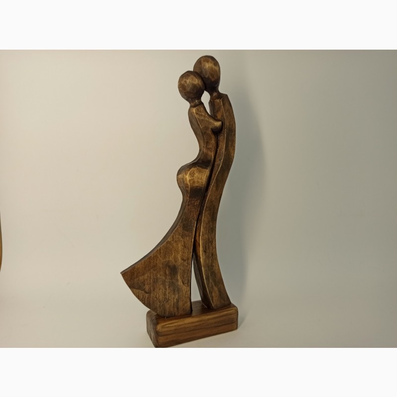 Фото 9. Скульптура жінки з чоловіком 24 см, Статуетки дерев#039;яні, оригінальний подарунок, подарунки