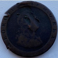 Англия 1 пенни 1797 год ф322