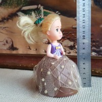 Кукла на подставке, трансформер, блондинка, 14, 5см