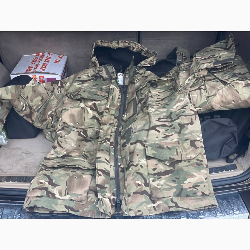 Фото 2. Військові куртки з Британії ЗСУ. Парка Британка, Фліски мультікам, сьомий слой, оригінали