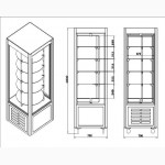 Кондитерские холодильные шкафы-витрины Арканзас-R НОВЫЕ. Гарантия 3 года