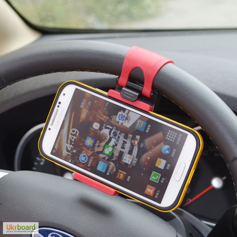 Фото 4. Автомобильный держатели на руль смартфонов, GPS, MP4