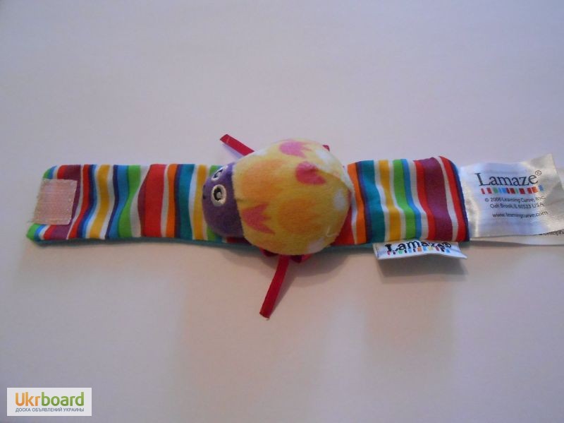 Фото 9. Игрушка - погремушка - браслет на руку новорожденным Sassy, Lamaze