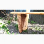 Скамейка из дерева ручной работы