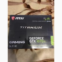 НОВАЯ MSI GeForce GTX 1070 Ti Titanium 8GB GDDR5 256-bit