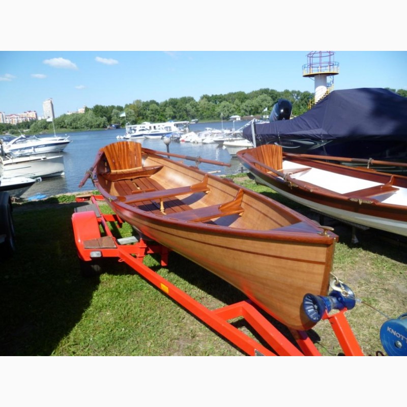 Фото 10. Деревянная лодка премиум класса
