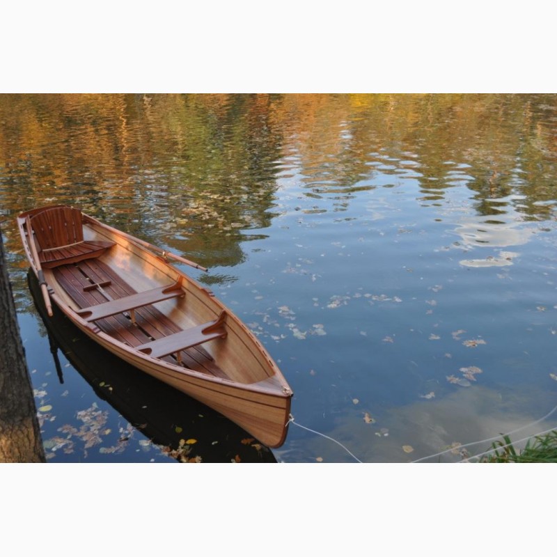 Фото 6. Деревянная лодка премиум класса