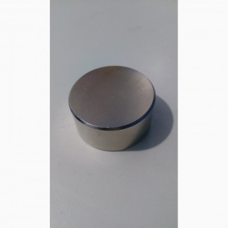 Неодимовый магнит 40*20 - шайба с никелированным покрытием