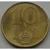 Венгрия 10 форинт, 1983 год UNC!! ОТЛИЧНАЯ