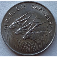 Габон 100 франков 1975 аUNC ОТЛИЧНАЯ