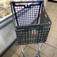 Тележка для супермаркета пластиковая Испания 100л