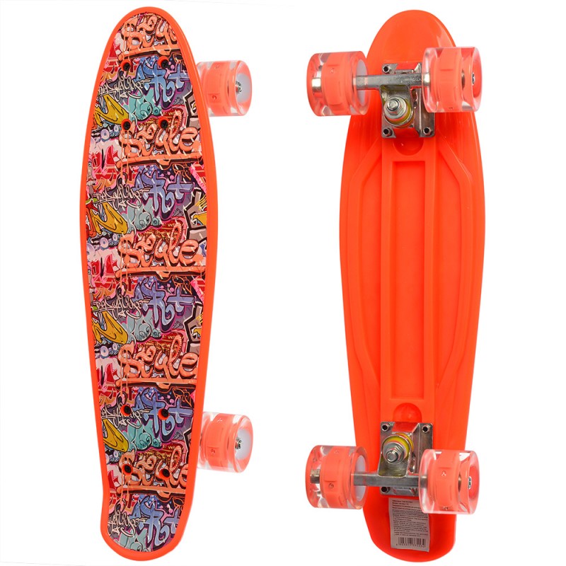 Фото 4. Скейт Penny board с рисунком MS 0749-8, 55x14, 5 см, до 50 кг
