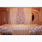 Оформление выездной церемонии, украшение свадебного зала 1000 грн. Украсим свадебный стол