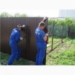 Забор из профнастила под ключ с установкой в Одессе и Одесской обл