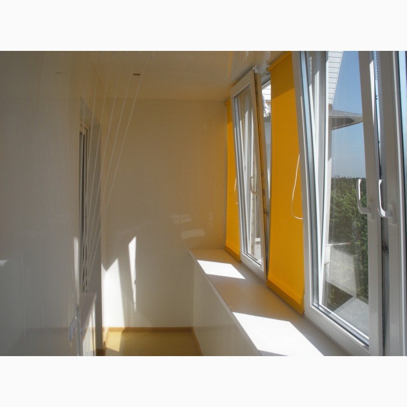 Фото 2. Пластиковое окно на лоджию балкон из профилей Рехау Rehau