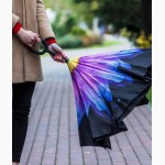 Зонт обратного сложения, который освободит Ваши руки