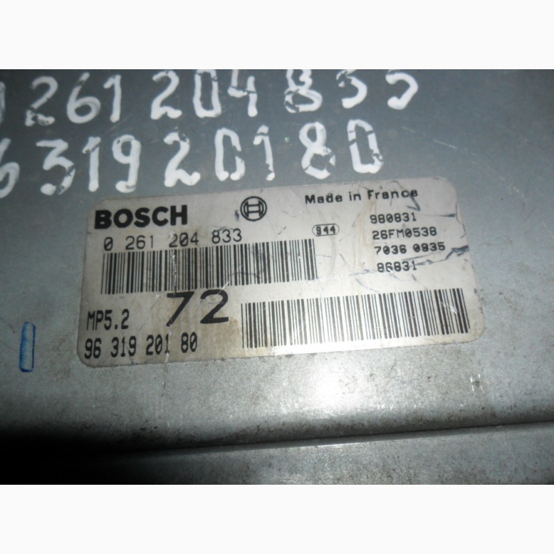 Фото 7. Блок управления Bosch 0261200694, Пежо 306, Peugeot MP5.2, 96З1920180