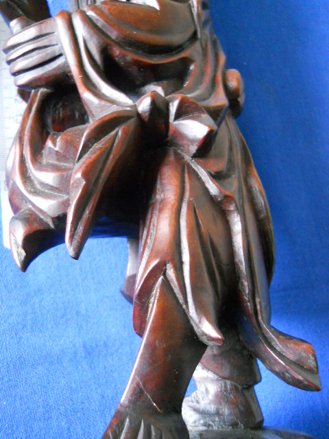Фото 15. Китайская старинная деревянная статуэтка из ценного дерева Rose Tree