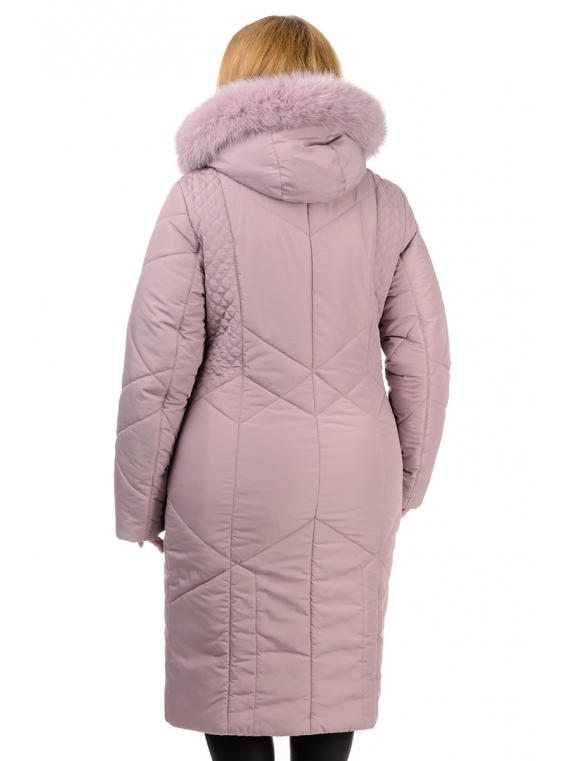 Фото 2. Зимнее тёплое пальто Лидия с натуральной опушкой, размеры 50-58, цвета разные