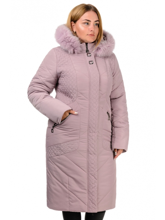 Фото 3. Зимнее тёплое пальто Лидия с натуральной опушкой, размеры 50-58, цвета разные