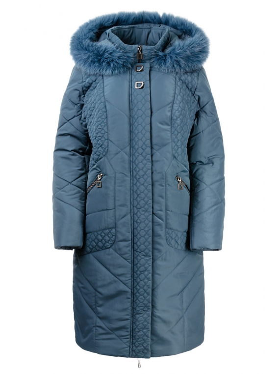 Фото 4. Зимнее тёплое пальто Лидия с натуральной опушкой, размеры 50-58, цвета разные