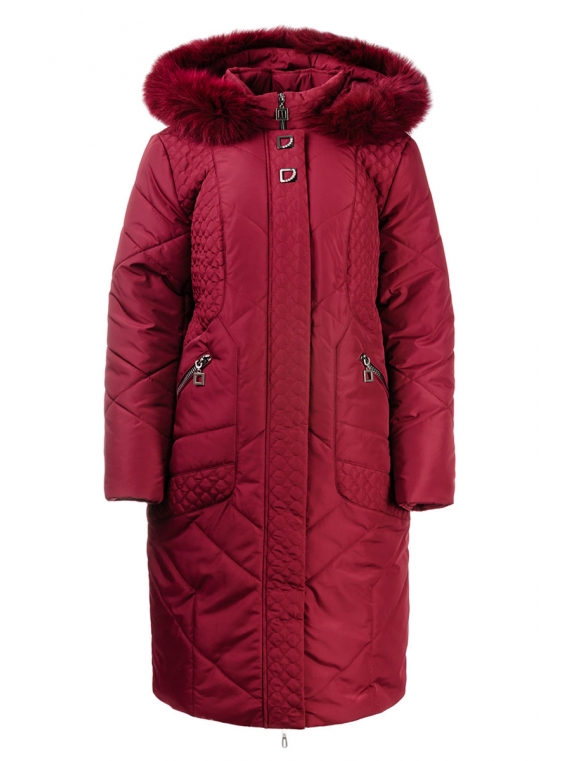 Фото 5. Зимнее тёплое пальто Лидия с натуральной опушкой, размеры 50-58, цвета разные