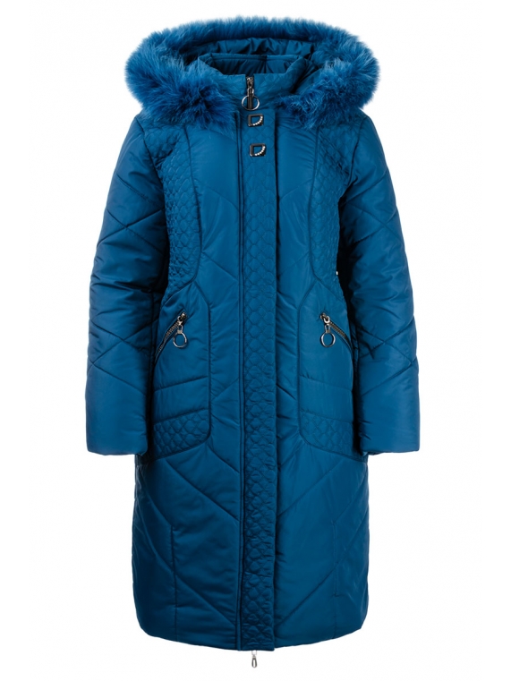 Фото 6. Зимнее тёплое пальто Лидия с натуральной опушкой, размеры 50-58, цвета разные