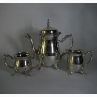 Винтажный кофейный набор в стиле Барокко из четырёх предметов