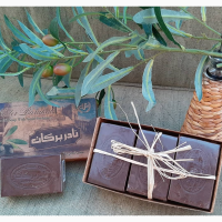 Подарочный набор Алеппское мыло с ароматом восточных духов Амбра и уд Не откажите себе