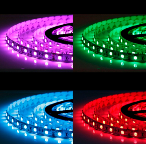 Фото 6. Светодиодная лента RGB 5050 с пультом и блоком питания 5 м Гибкая светодиодная лента