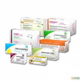 Упаковка из картона Киев для таблеток, гранул и капсул
