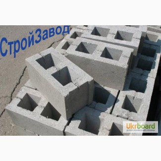 Шлакоблок стеновой 120х190х390 мм, Киев