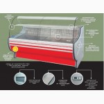 Холодильные витрины Gold новые на гарантии со склада в Киеве