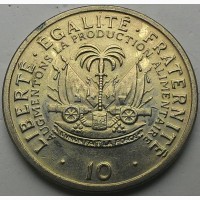 Гаити 10 центов 1975 год СОХРАН