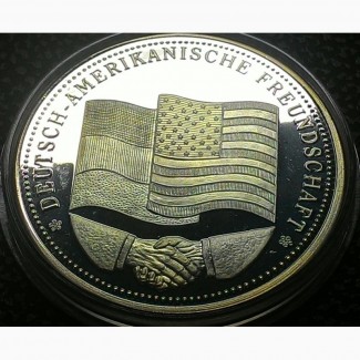 Германия Медаль 1989 год СЕРЕБРО вес 25.9г дм. 40мм