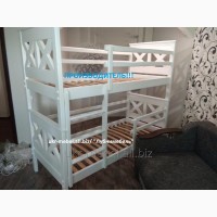 Кровать двухъярусная деревянная Тян, двоярусне (двоповерхове) ліжко