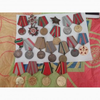 Ордена и медали с паспортами на них ВОВ