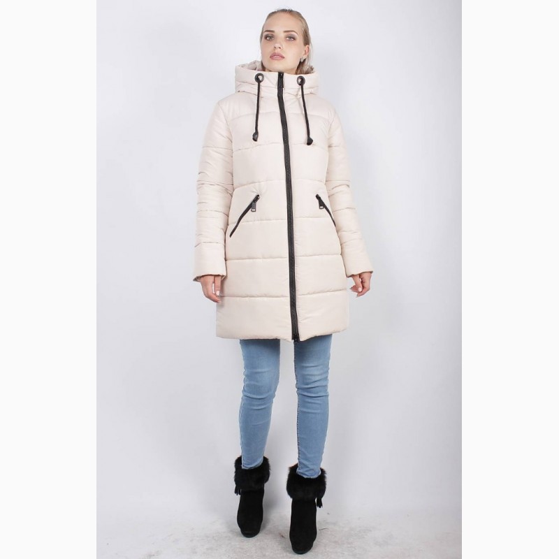 Зимняя женская куртка удлиненная К 30-03
