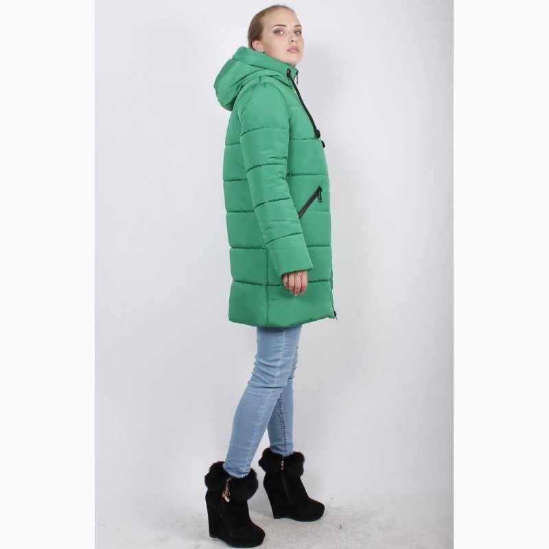 Фото 2. Зимняя женская куртка удлиненная К 30-03
