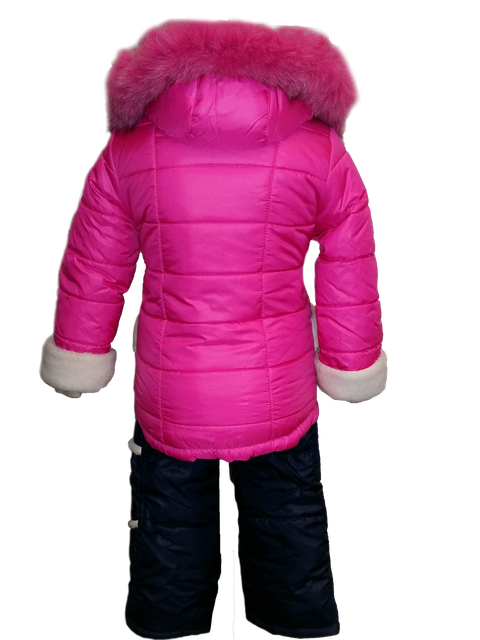 Фото 2. Детский зимний комбинезон Элла для девочек 3-4-5-6 лет в двух цветах