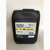 Грузовое моторное масло Gecco lubricants Sigma Truck E7 15W-40 20л