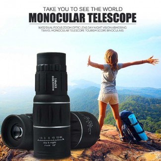 Монокуляр, портативный телескоп день/ночь+чехол, оригинальная упаковка