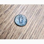 Серебряный Римский денарий 165-180гг Марк Аврелий (как Цезарь). Реверс-Конкордия