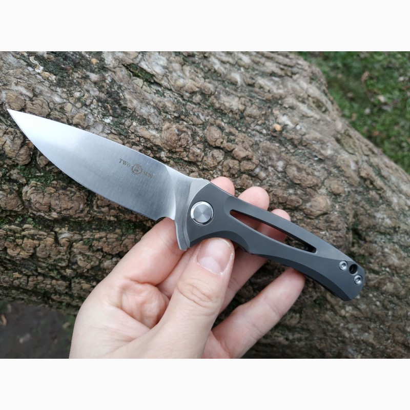 Складной нож twosun TS249 (14C28N, титан)