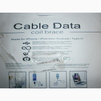 Гибкий зарядный кабель-держатель Cable Data Coil Brace (Android/Iphone)
