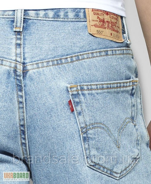 Фото 5. Арт. 1102. Джинсы Levis 550™ Relaxed Fit Jeans LIGHT STONEWASH.