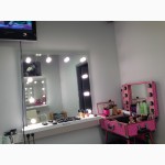 Зеркало для макияжа с подсветкой, гримерное зеркало Азурит