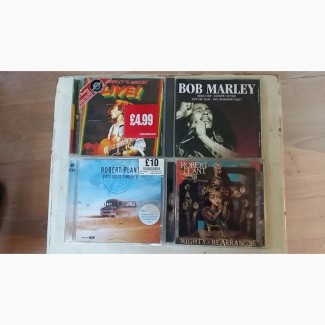 Продам фирменные CD аудио Bob Marley, Robert Plant - по 2 штуки